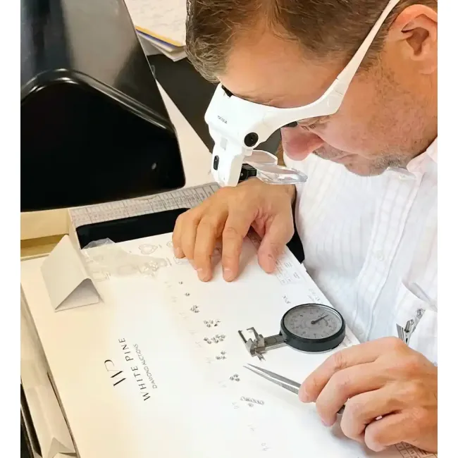 lab-grown diamond ring