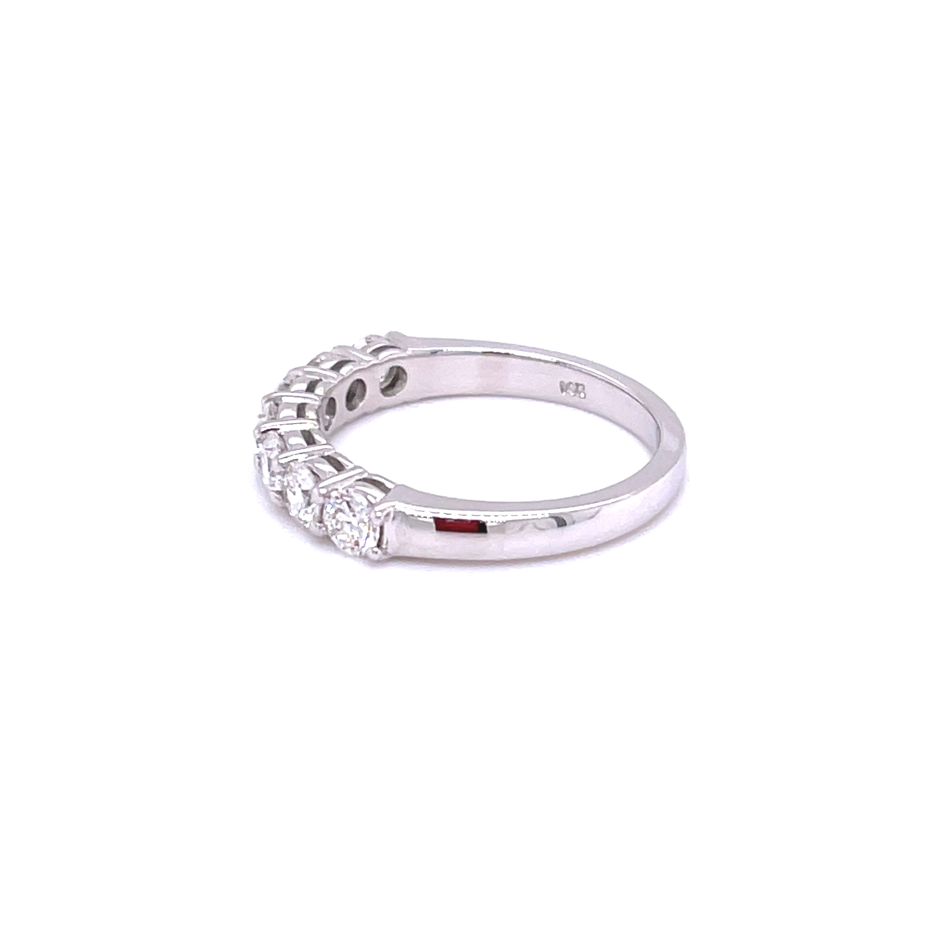 7 Stone Shared Prong Diamond Anniversary Band (Airline)