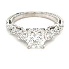 18K White Gold 1.51ctw Diamond Verragio Engagement Ring