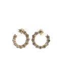 14K Yellow Gold 2 7/8ctw Diamond Twist Hoops