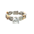 Kirk Kara 18K White Gold 0.21ctw Diamond Semi-Mount