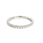 Michael M 18K White Gold 0.45ctw Diamond Wedding Band