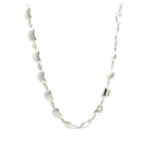 Tiffany & Co. Silver Continuous Bean Necklace 16"