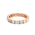 14K Rose Gold 2 3/4ctw Diamond Eternity Band