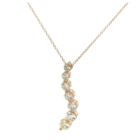 14K Yellow Gold 2.26ctw Diamond Journey Pedant