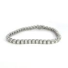 14K White Gold 6.01ctw Diamond Tennis Bracelet