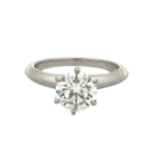 Tiffany & Co. Platinum Solitaire Engagement Ring with 1.72ct HVS1 Round EXEXEX None