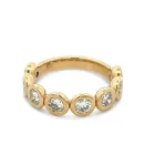 18K Yellow Gold 1.66ctw Diamond Bezel Band