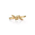 Tiffany & Co 18K Yellow Gold .05ct Knot Ring