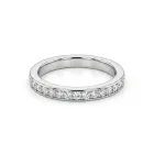 Platinum 5/8ctw Diamond Eternity Band