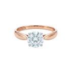 Tiffany & Co 18K Rose Gold 1.15ct Harmony Engagement Ring