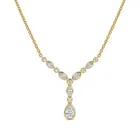 14K Yellow Gold .71ctw Diamond Necklace