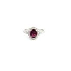 Platinum .08ctw Diamond 1.09ctw Ruby .26ctw Diamond Rings