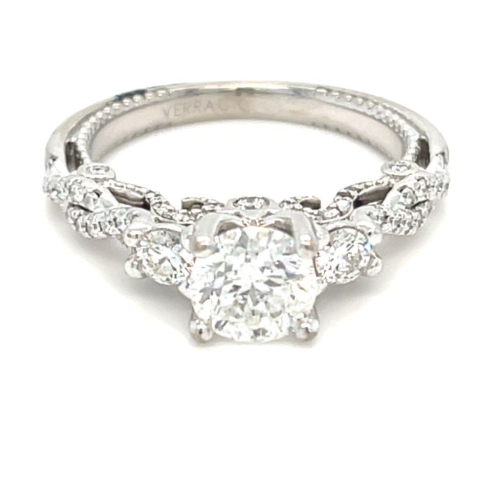 18K White Gold 1.51ctw Diamond Verragio Engagement Ring 18K White Gold 1.51ctw Diamond Verragio Engagement Ring