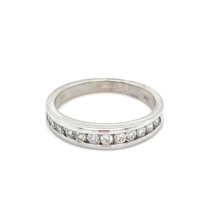 18K White Gold .35ctw Diamond Band 18K White Gold .35ctw Diamond Band
