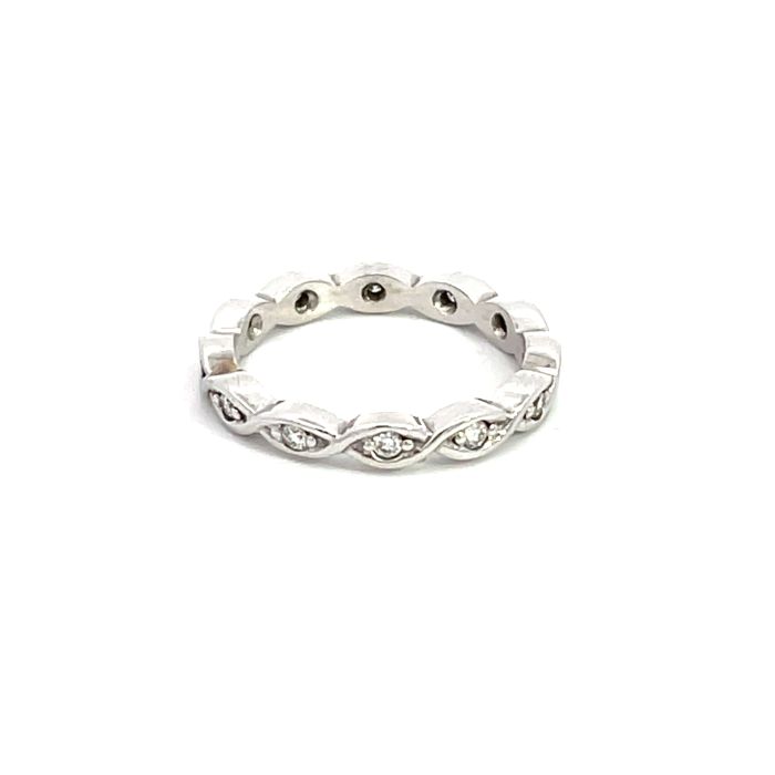 14K White Gold Ring with 0.23ctw Diamonds 14K White Gold Ring with 0.23ctw Diamonds