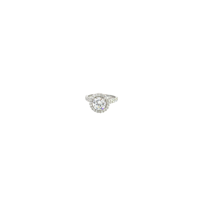 Michael M 18K White Gold 0.83ctw Diamond Semi-Mount Michael M 18K White Gold 0.83ctw Diamond Semi-Mount
