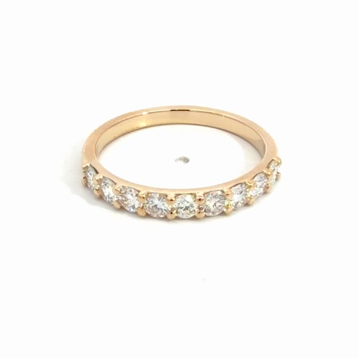 14K Yellow Gold 9 Stone 3/4ctw Diamond Band 14K Yellow Gold 9 Stone 3/4ctw Diamond Band