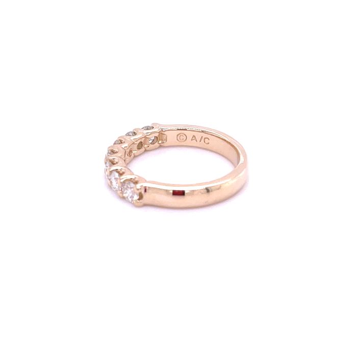 7 Stone U-Prong Diamond Anniversary Band
