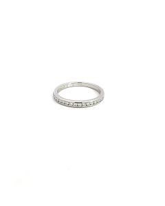 Tiffany & Co Elsa Peretti Platinum .10ctw Diamond Curved Bezel Set Band
