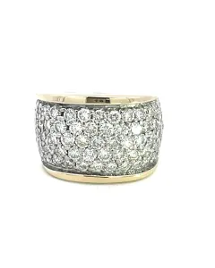 14K Yellow Gold 4/1ctw Diamond RIng