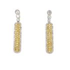 18K White Gold Diamond Earrings with 2.14ctw Diamonds