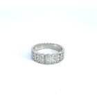 18K White Gold Diamond Ring with 0.39ctw