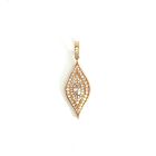 14K Rose Gold Diamond Pendant with 0.63ctw