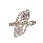 18K White Gold 0.94 CT Diamond Fashion Ring