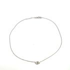 18K White Gold Necklace with GIA 2161935314 Pear 0.70 GVS1