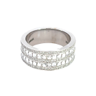 Bez Ambar 18K White Gold 1 1/2ctw Diamond Band