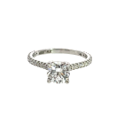 14K White Gold 0.25ctw Semi-Mount