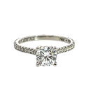 Platinum Semi-Mount - 0.25ctw
