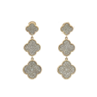 14K Yellow Gold 1/1ctw Diamond Closer Drop Earrings
