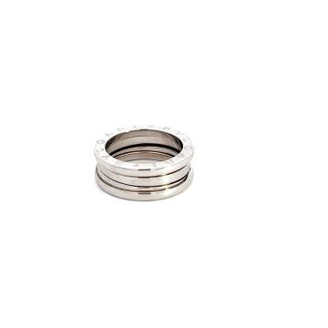 Bulgari 18K White Gold B.zero1 Ring
