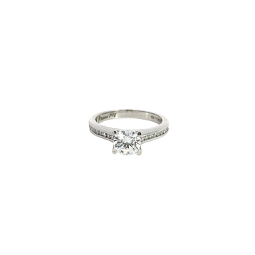 Michael M 18K White Gold 0.27ctw Diamond Semi-Mount