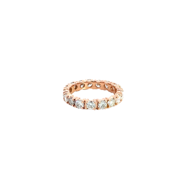 14K Rose Gold 2 3/4ctw Diamond Eternity Band