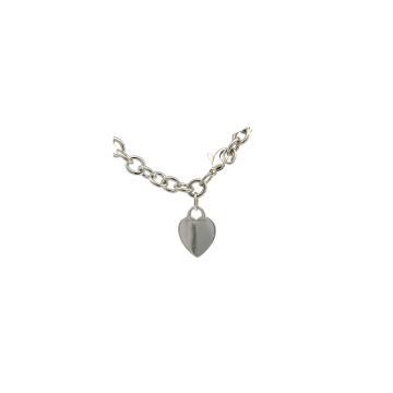 Tiffany & Co. Silver Heart Tag Bracelet