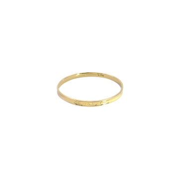 Tiffany & Co. 18K Yellow Gold 1837 bangle
