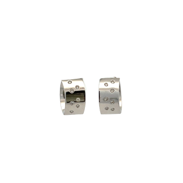 18K White Gold 1/4ctw Diamond Earrings