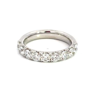 14K White Gold 1/3ctw Diamond Band LAB DIAMONDS