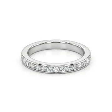 Platinum 5/8ctw Diamond Eternity Band