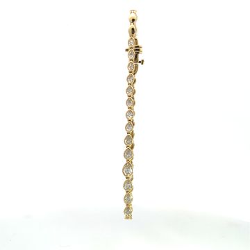 14K Yellow Gold 1.78ctw Diamond Bracelet