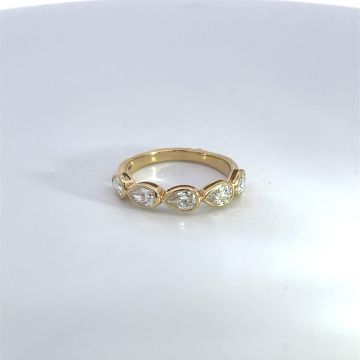 14K Yellow Gold 1.01ctw Diamond Rings