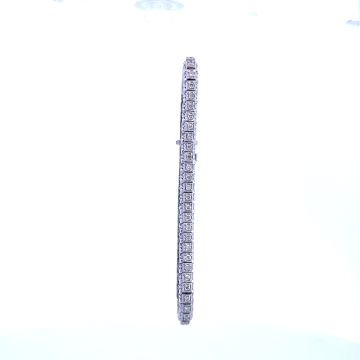 14K White Gold 1ctw Diamond Bracelet