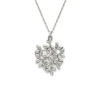 Tiffany & Co. Silver Olive Leaf Pendant