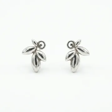 Tiffany & Co. Silver Olive Leaf Earrings