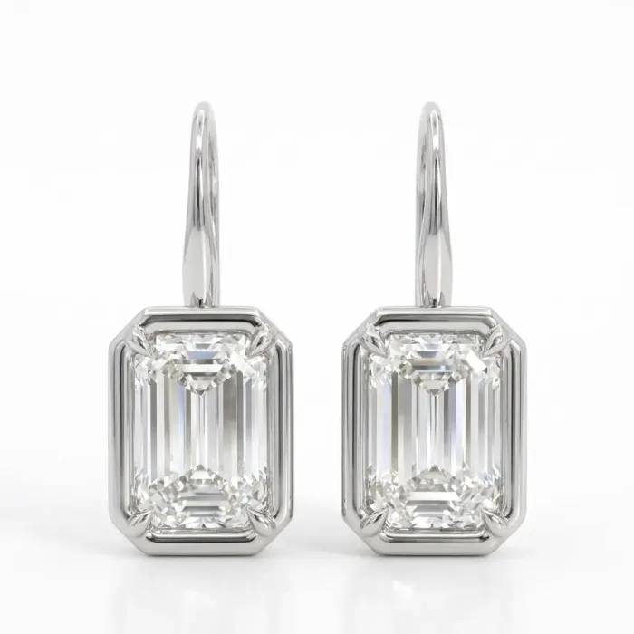 Platinum 4.02ctw Emerald Diamond Stud Earrings  GIA 5151373890 Emerald 2.01 GVVS2 EXEX None
GIA 2155587065 Emerald 2.01 GVVS1 EXEX None