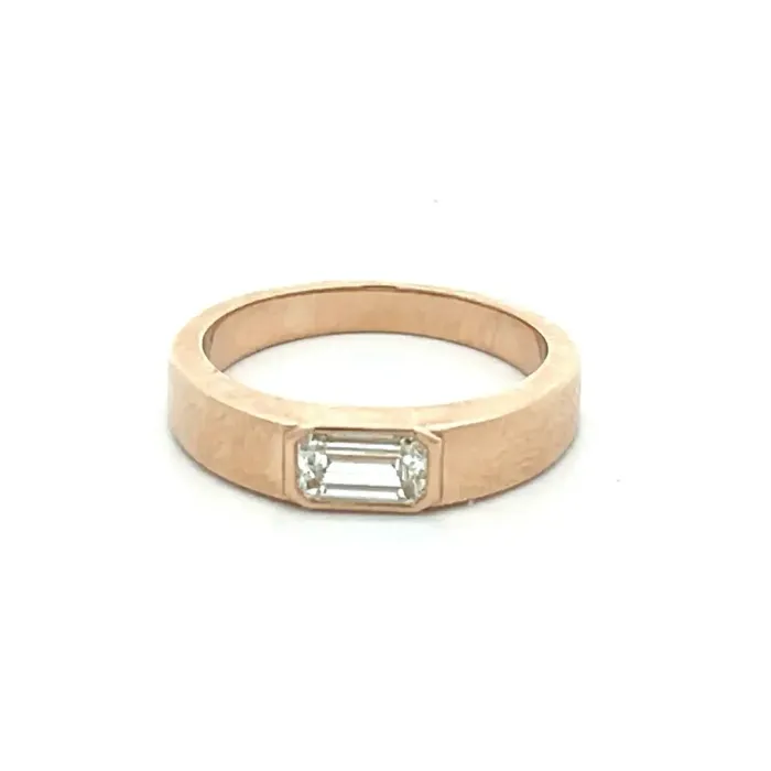 14K Yellow Gold 0.62ctw Diamond Signet Ring 14K Yellow Gold 0.62ctw Diamond Signet Ring