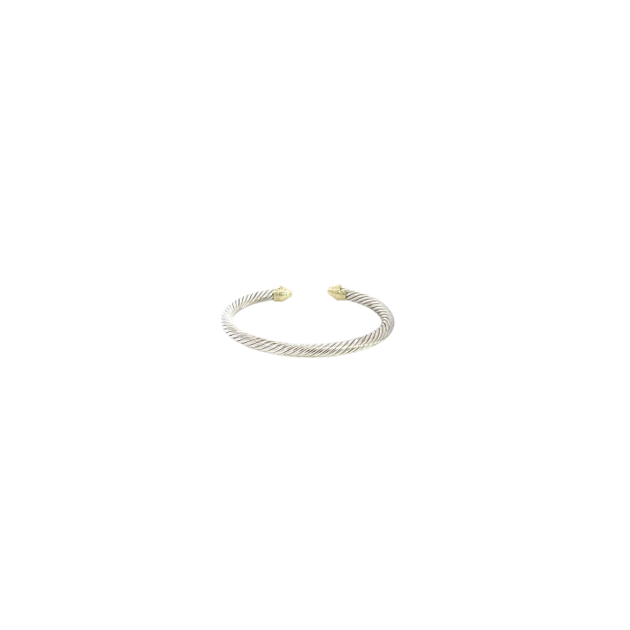 David Yurman Silver and Black Onyx Bangle Bracelet David Yurman Silver and Black Onyx Bangle Bracelet